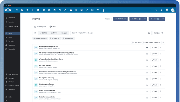 CloudBased Backup Workflow Interface
